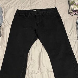 Old Navy Men's Black Straight Jeans